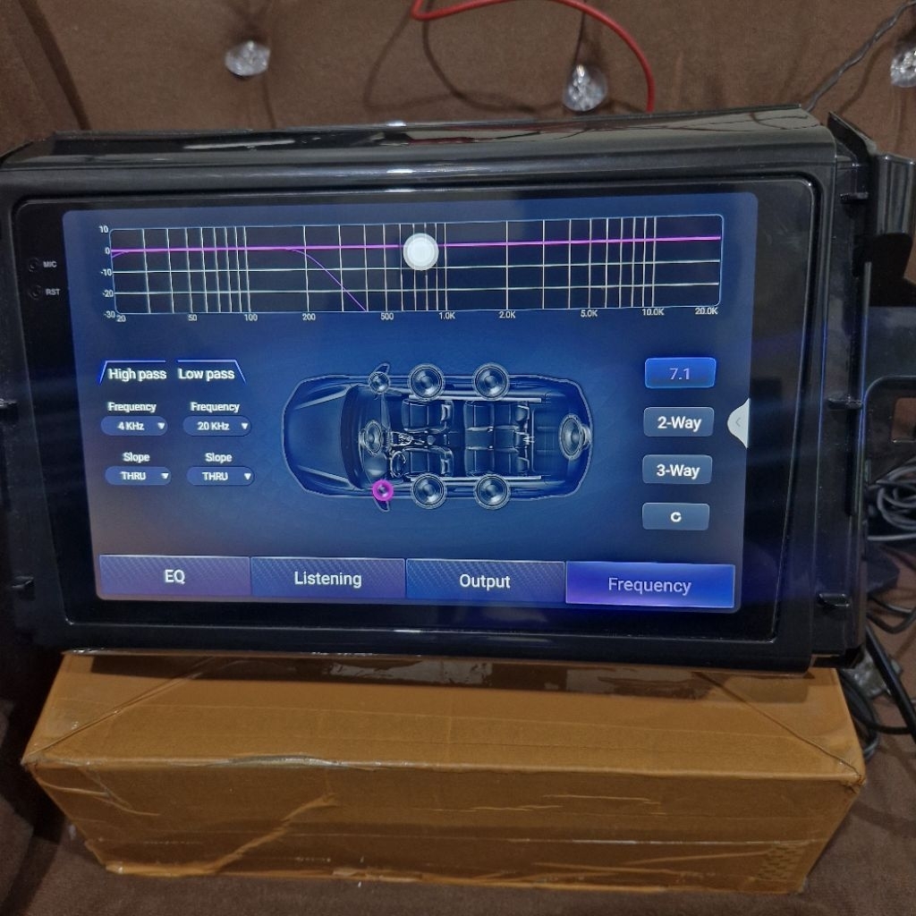 head unit 10 inchi nakamichi legend pro12 12/256 ex pemakaian fortuner vrz
