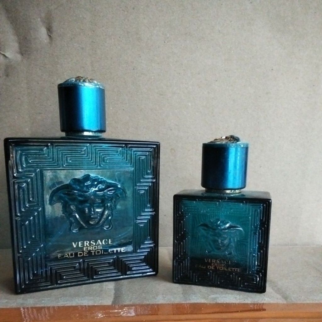 botol kosong  farpum VERSACE EROS Ori