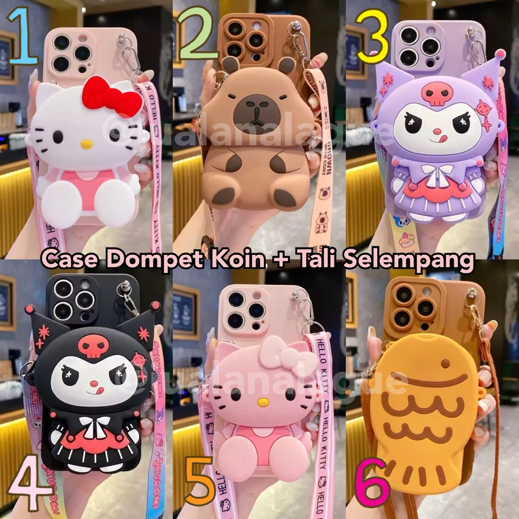 Case Dompet Koin dan Tali Selempang Xiaomi REDMI NOTE 2 4 4X 5A PRIME 5A NON FINGER PRINT 7 8 9 MAX 