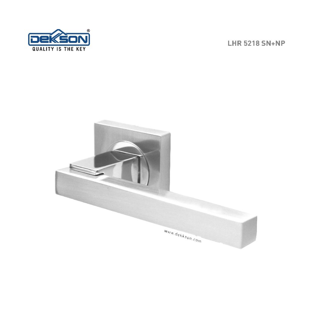 DEKKSON - GAGANG PINTU / LEVER HANDLE ROSE LHR 5218 SN + NP