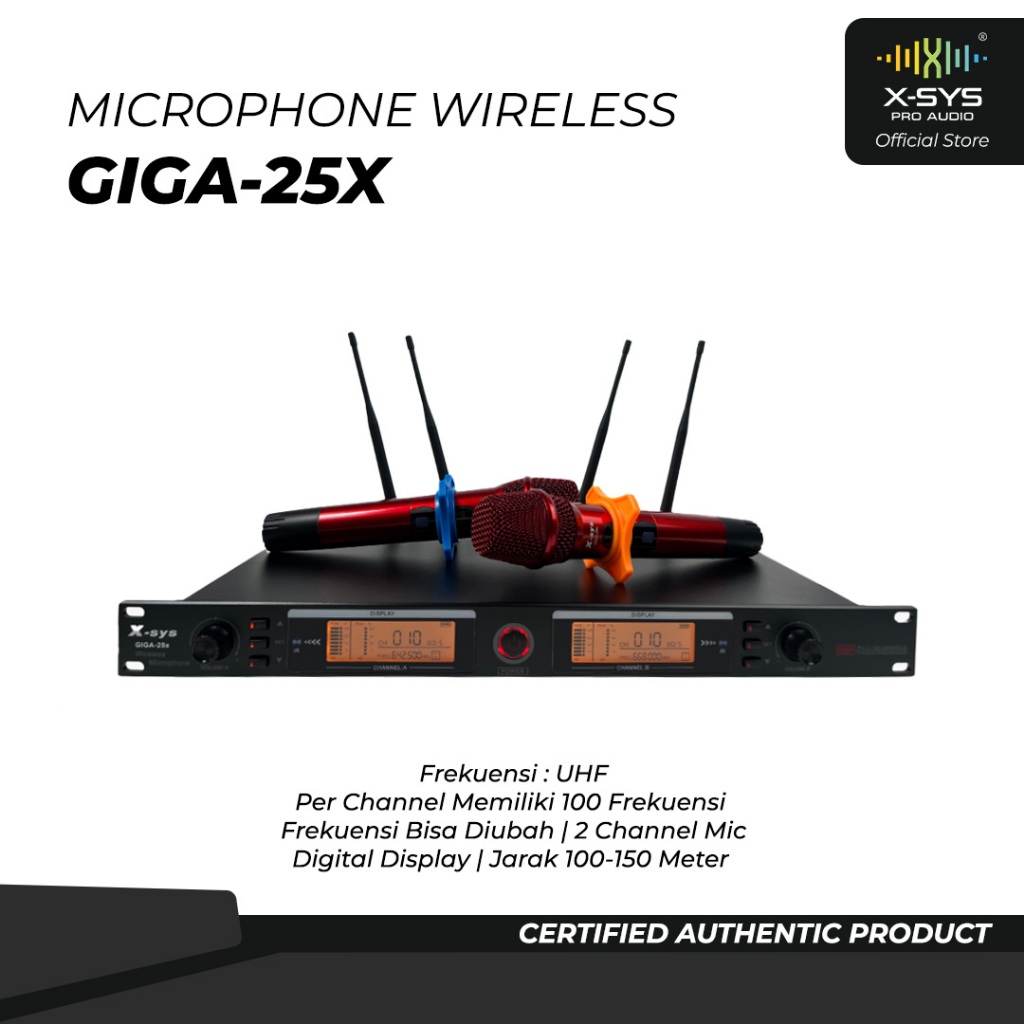 MIC WIRELESS XSYS TYPE GIGA25X
