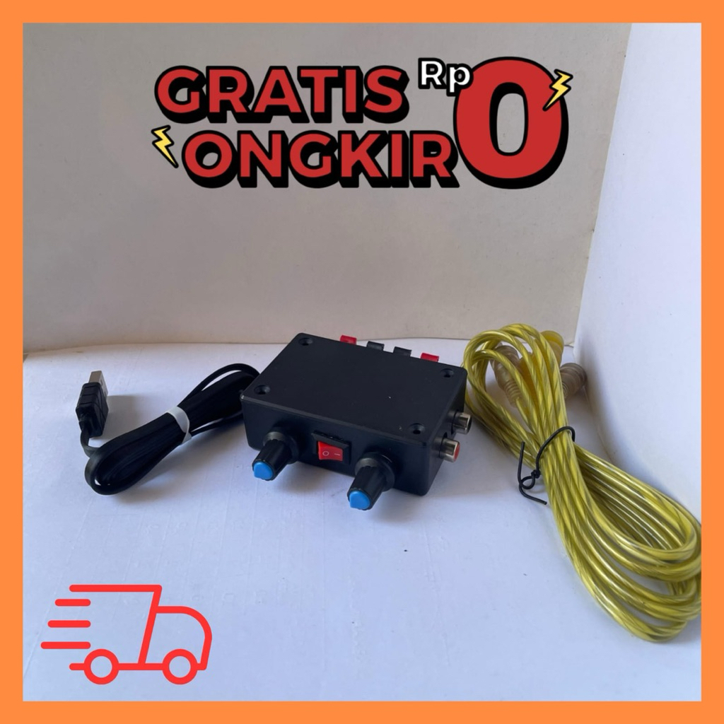 POWER MINI 5 volt RCA VOLUME dan BAS /AMPLIFIER TERMURAH RCA/AMPLIFIER RCA 5volt/AMPLIFIER MINIATUR