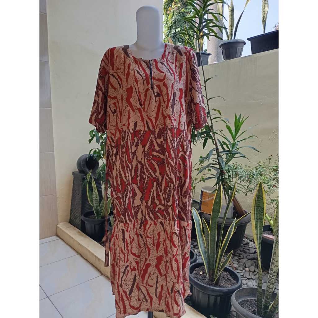 Sutra Ungu Daster Anggun | Daster Batik Sutra Ungu