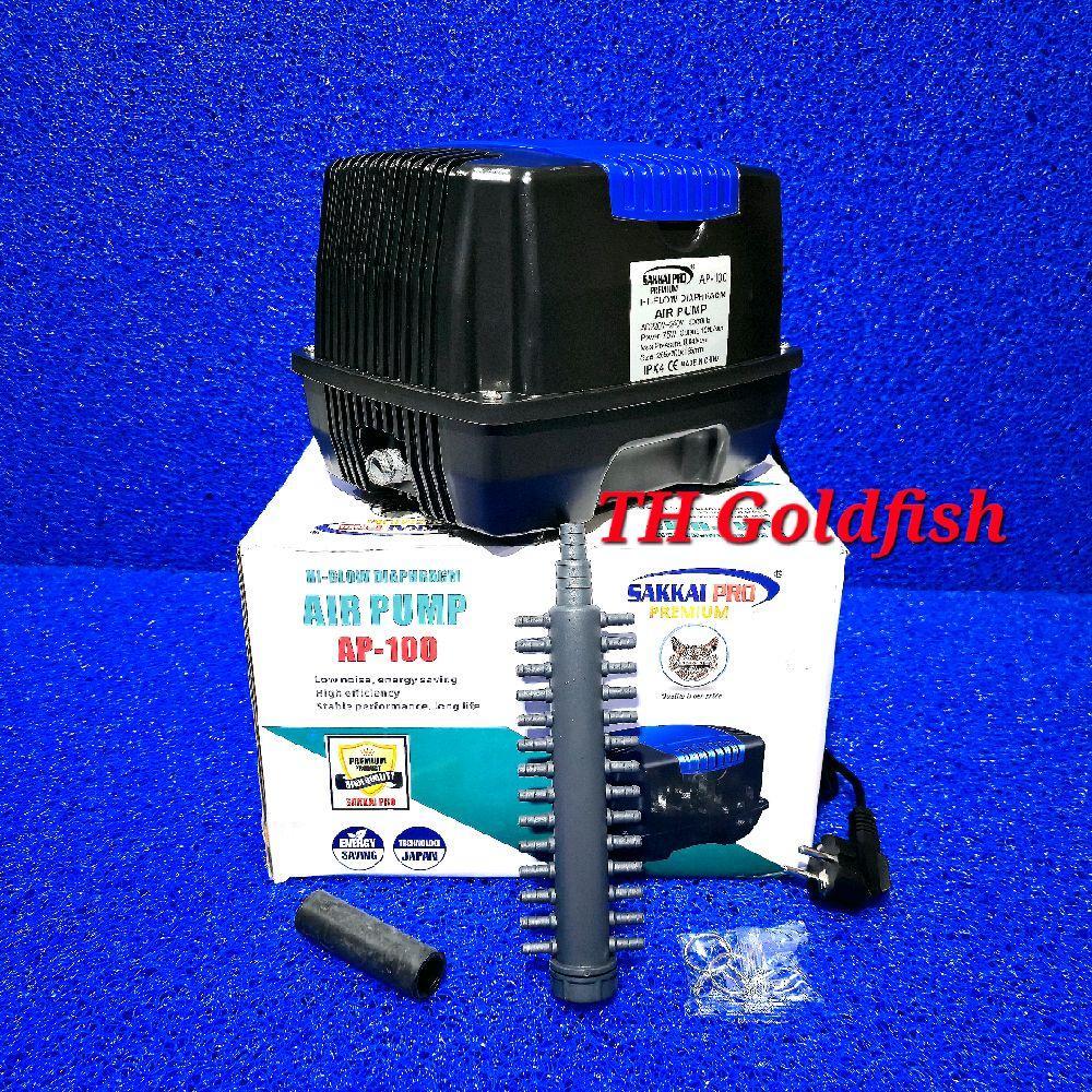 SAKKAI PRO Pompa Udara Aerator Aquarium Kolam Ikan SAKAI AP-100