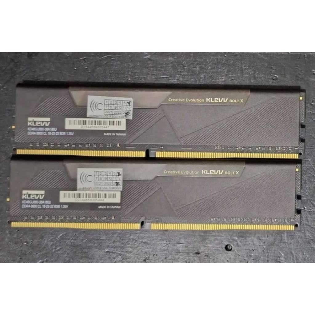RAM DDR4 16Gb Kit (2x8Gb) 3600Mhz Klevv