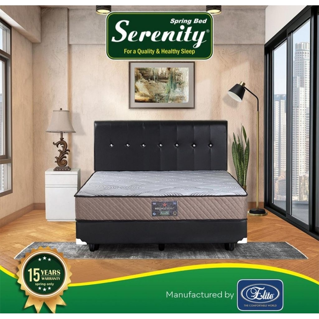 kasur springbed 180x200 elite serenity superstar bandung