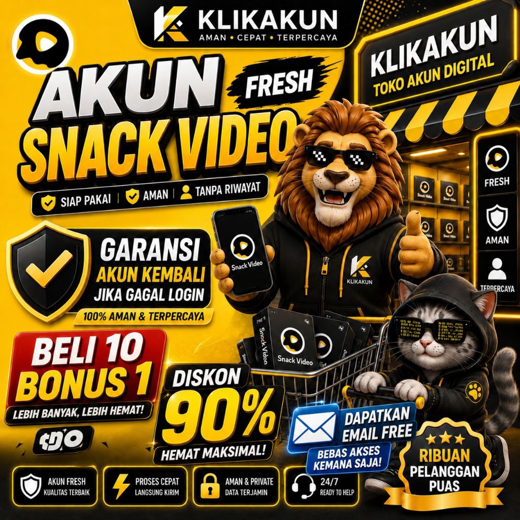 JUAL AKUN SNACK VIDEO FRESH SIAP PAKAI(DAPATKAN EMAIL FRESH BEBAS AKSES OTP KEMANA SAJA)