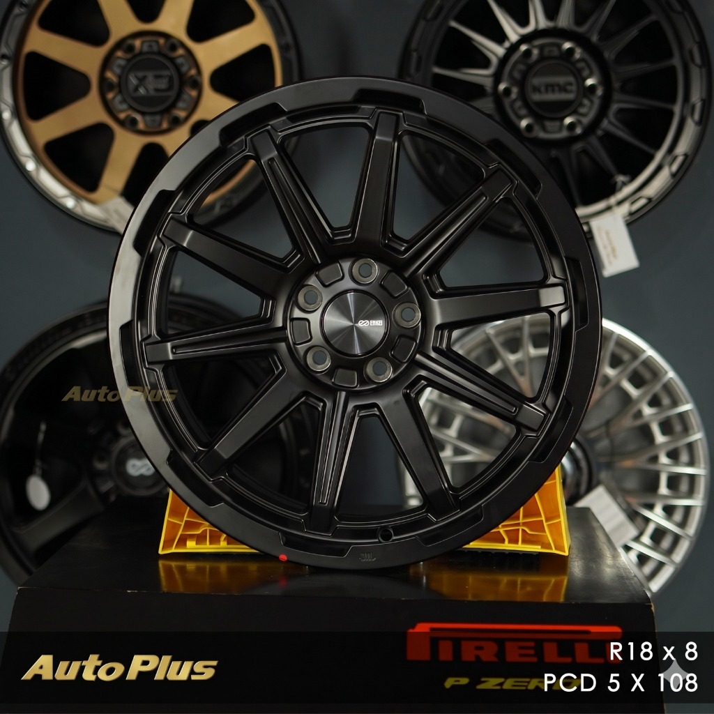 VELG ENKEI ADVENTURER RING 18 PCD 5x108 Matte Black