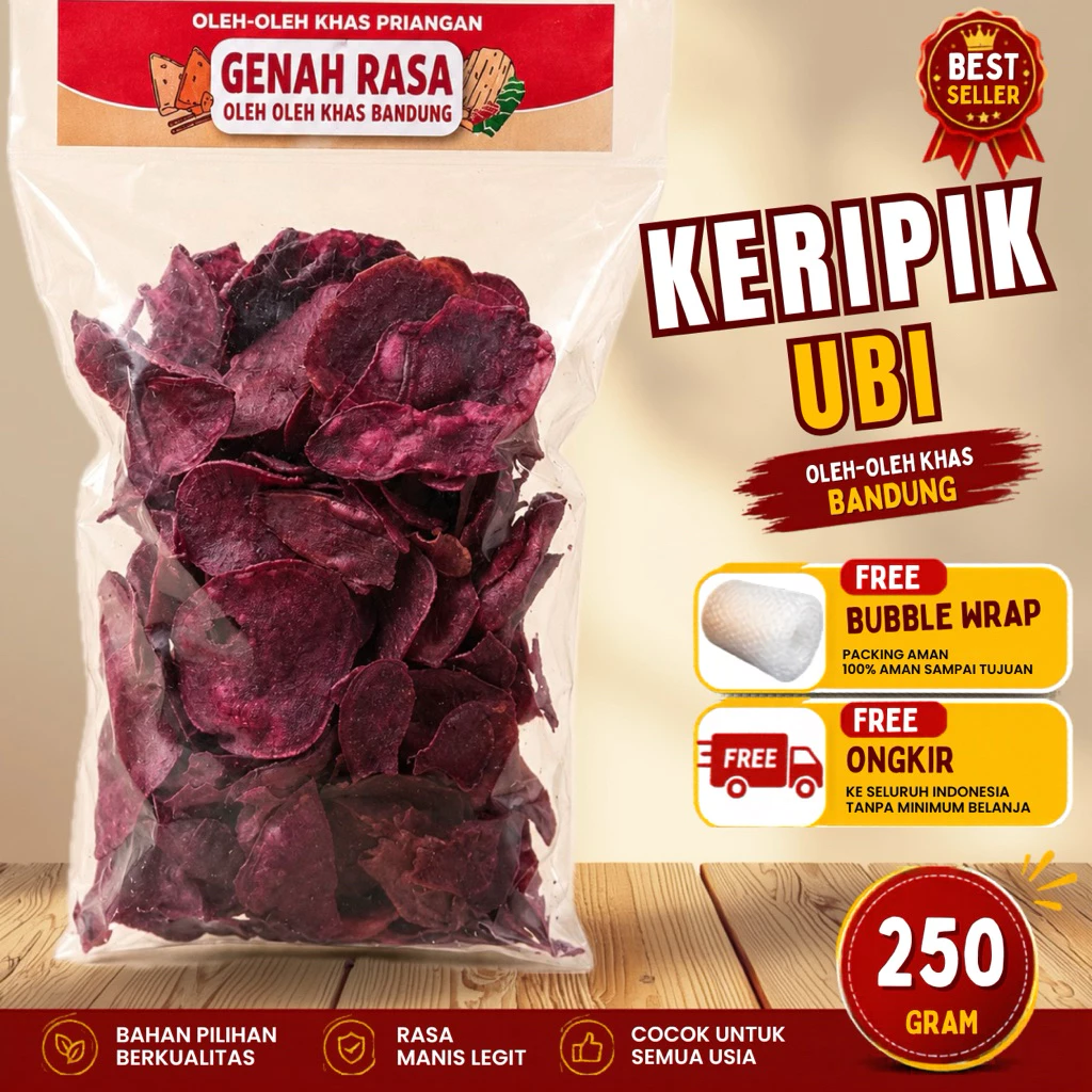 Keripik Ubi Ungu Manis 200 g