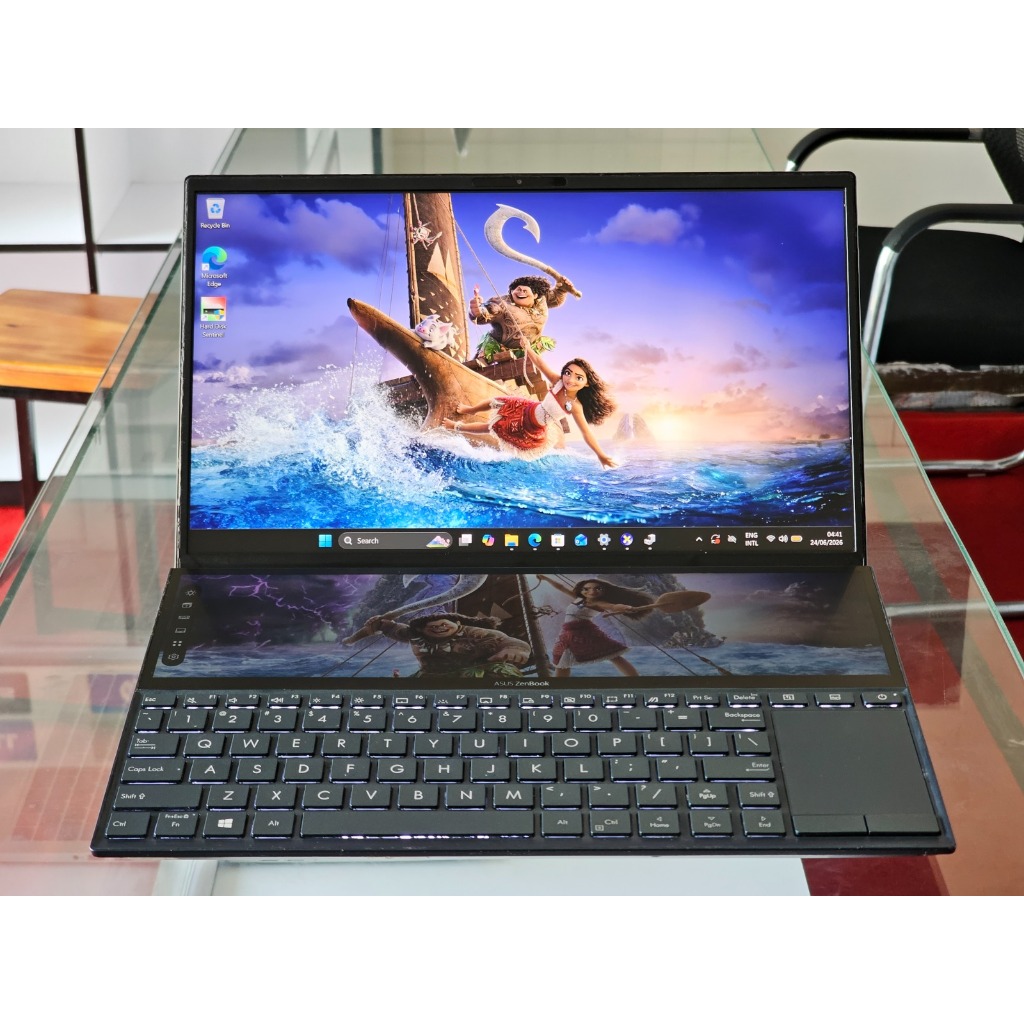 ASUS Zenbook Duo UX481FA intel Core i5 Gen 10 SSD 512 GB Dual Layar Touchscreen Premium slim Laptop
