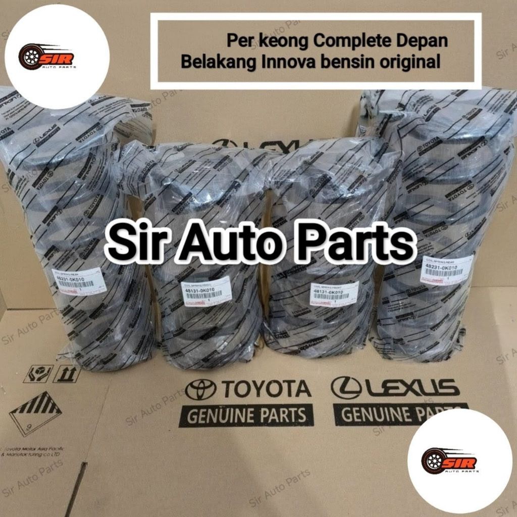 Coil Spring Per Keong Belakang Kijang Innova Bensin Original