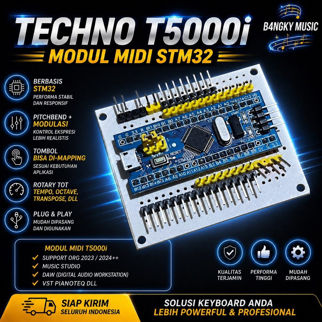 MODUL MIDI TECHNO T5000