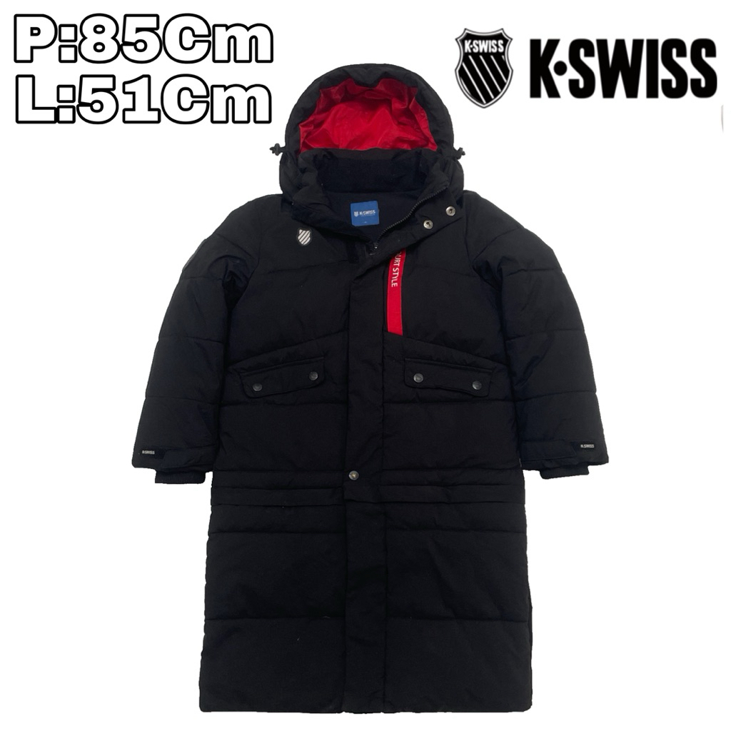 J100 Jaket Parka Bulang Outdoor Waterproof K Swiss  Bulu Angsa Winter Musim Dingin Hiking Pendaki Gu