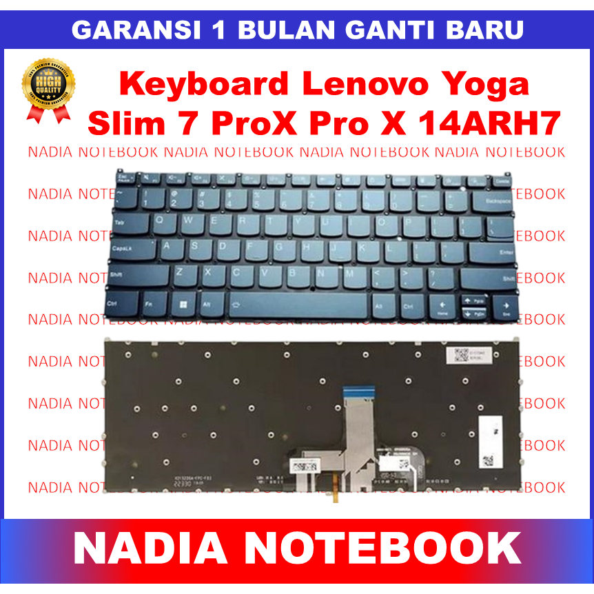 Keyboard Lenovo Yoga Slim 7 ProX Pro X 14ARH7 14IAH7 82TL 82TK