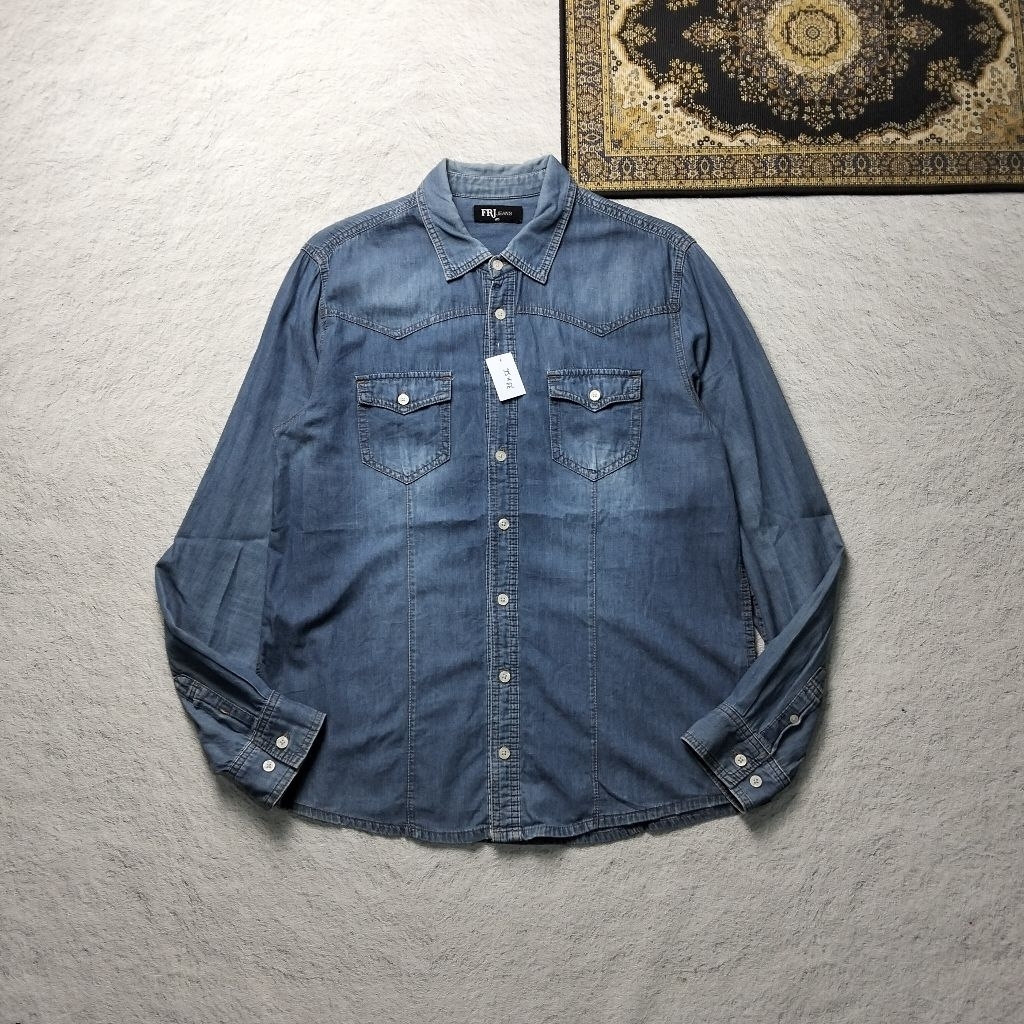 kemeja FRJ jeans original 100% size L
