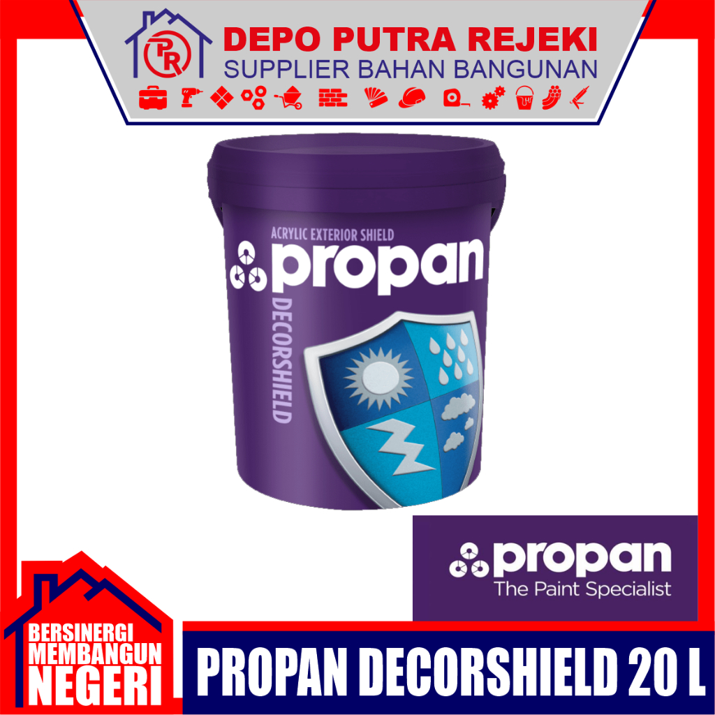 CAT TEMBOK PROPAN DECORSHIELD EXTERIOR 20L