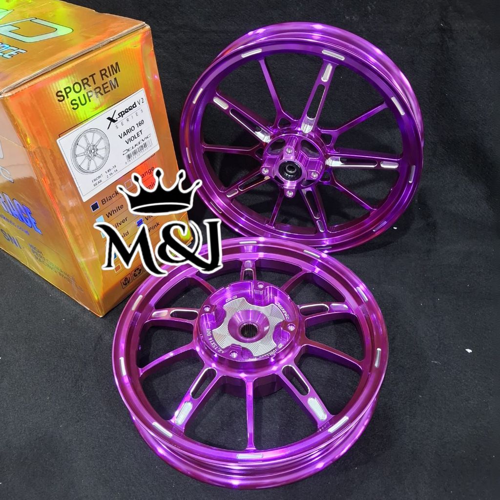 VELG X-SPEED V2 VARIO 160 UKURAN 185 X 215 RING 14 VELG X SPEED V2