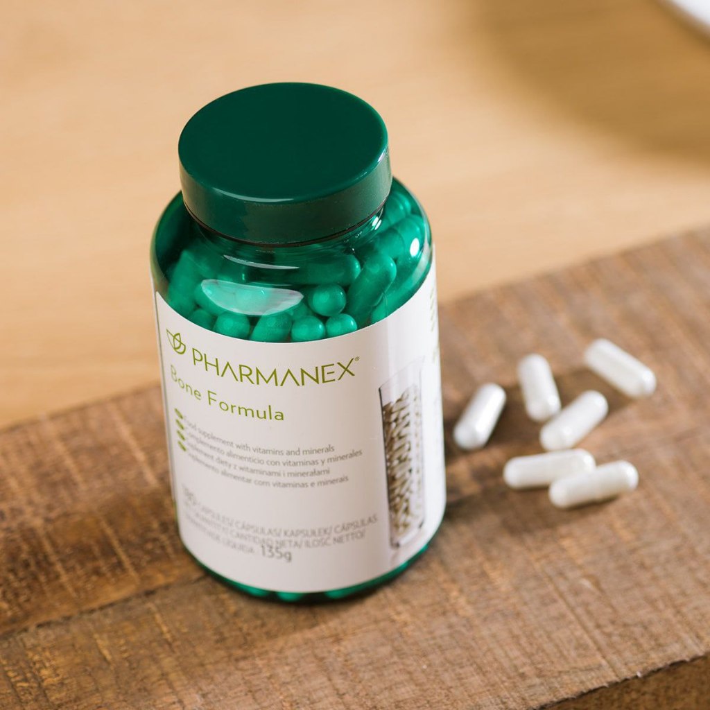 Pharmanex Bone Formula 120 Kapsul Suplemen Kalsium + Vitamin D Mendukung Kesehatan Tulang Exp 12/202