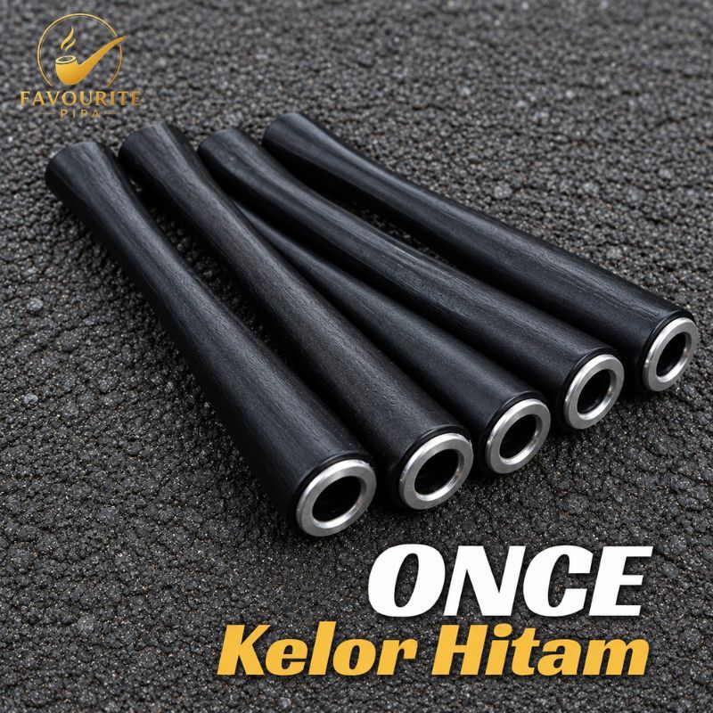 Favourite pipa rokok kayu kelor Hitam paling enak once padudan roko bukan gading