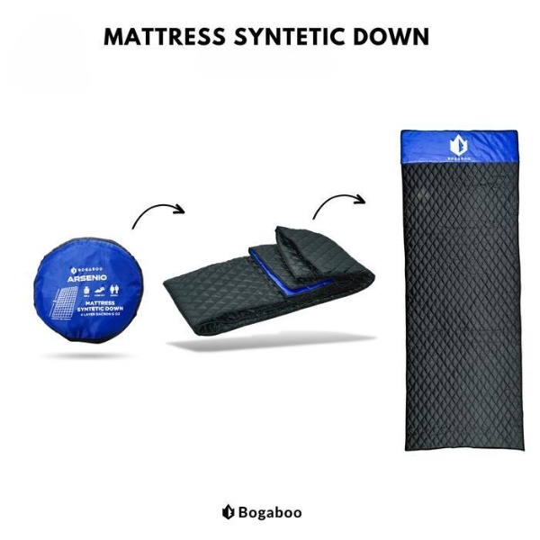 Eiger Adventure - Matras Camping Ultralight Synthetic Down 4 Layer Seri Arsenio