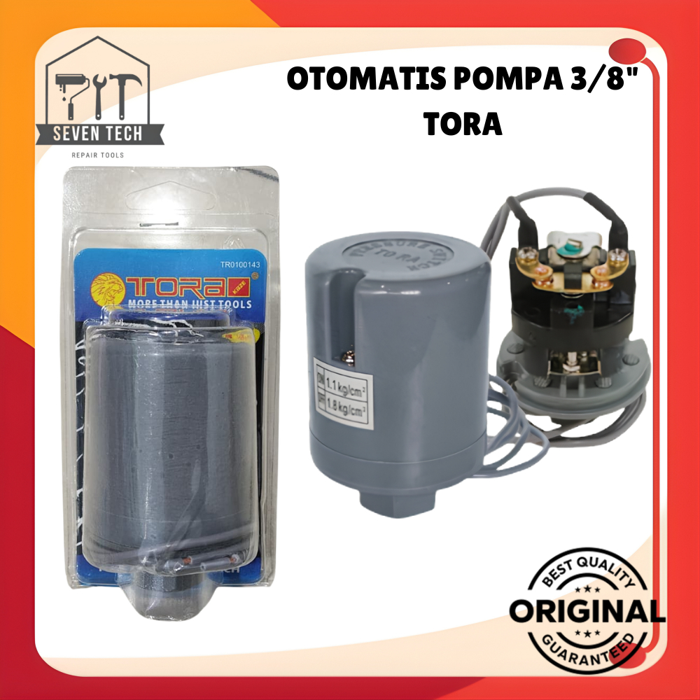 OTOMATIS POMPA AIR 3/8" TORA / OTOMAT PRESSURE SWITCH 3/8" TORA