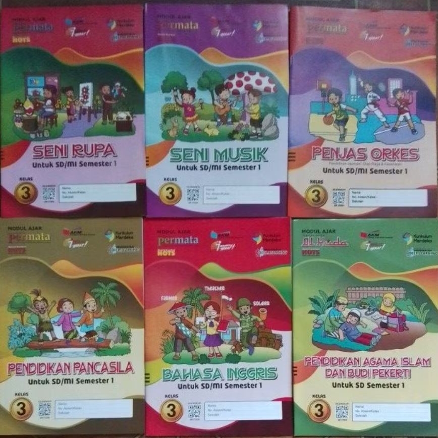 BUKU LKS PERMATA KELAS 3 SD/MI SEMESTER 1 KURIKULUM MERDEKA TAHUN AJARAN 2026/2027