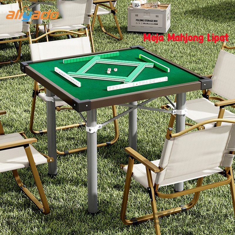 Meja Mahjong Lipat / Mahjong Table Foldable Meja Maciok Mahjang Mahyong Meja Permainan Aliyo