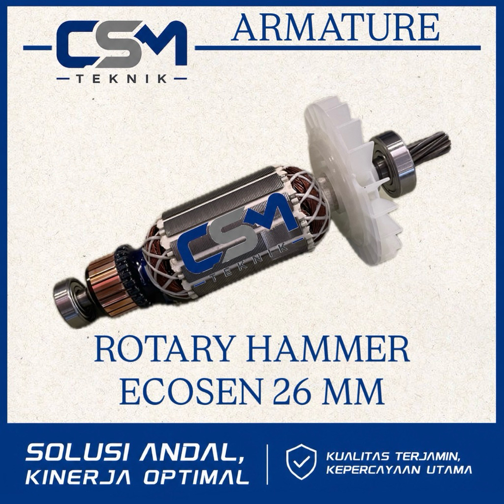ARMATURE ANGKER ROTARY HAMMER ECOSEN 26MM ANGKER BOR BOBOK ECOSEN 26MM