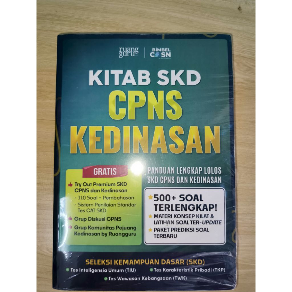 BUKU CPNS KEDINASAN BRAIN ACADEMY BY RUANGGURU