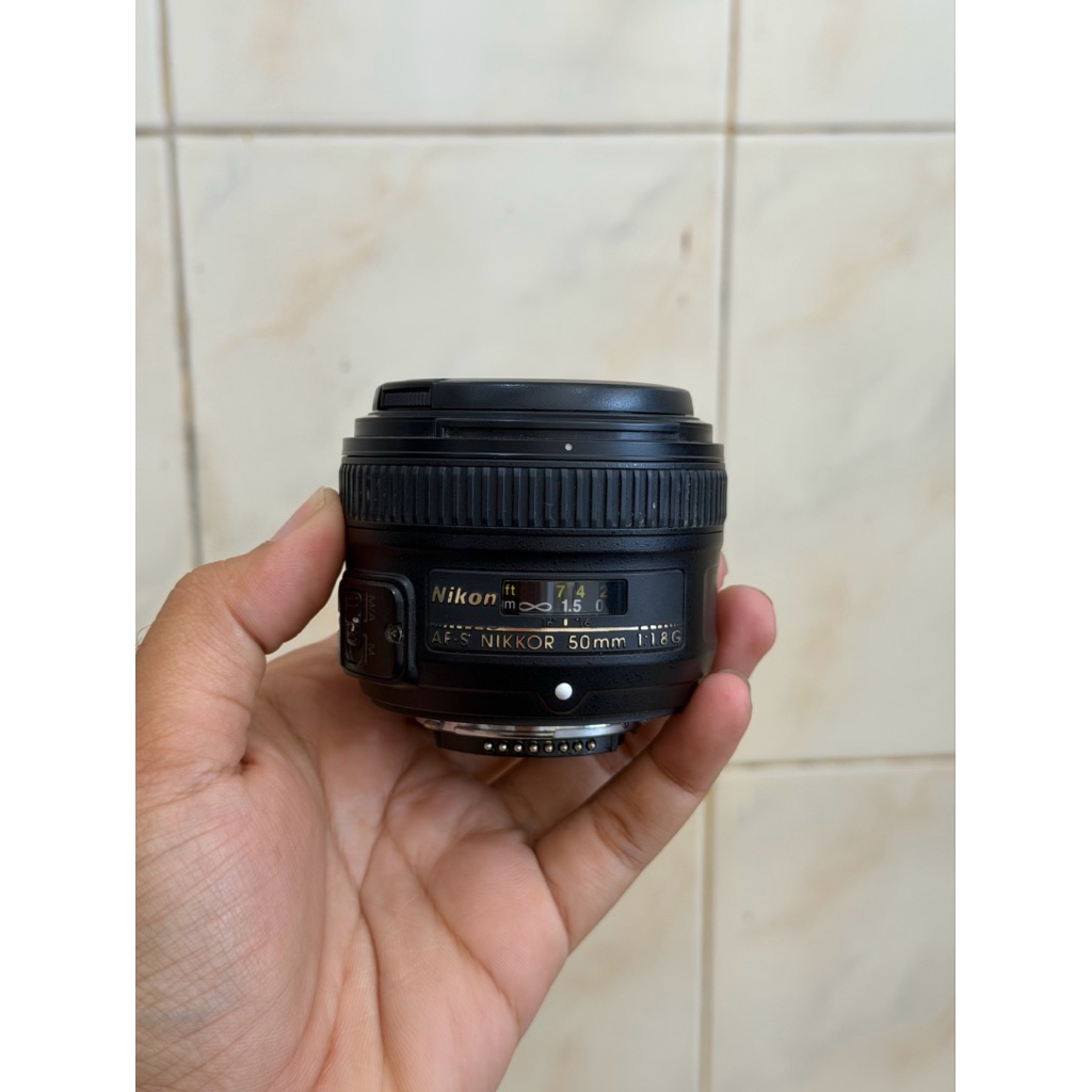 lensa fix nikon 50mm f1.8 afs for nikon second mulus