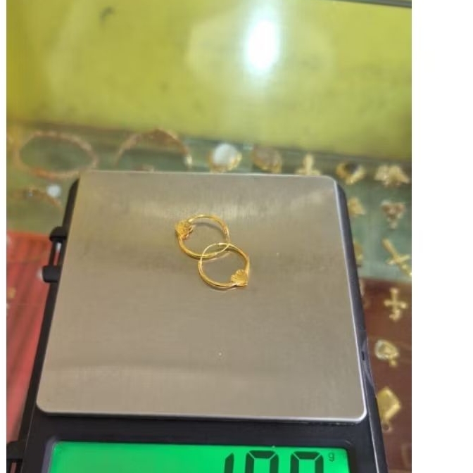 anting anak - remaja - emas 22k - kadar 700 - harga murah