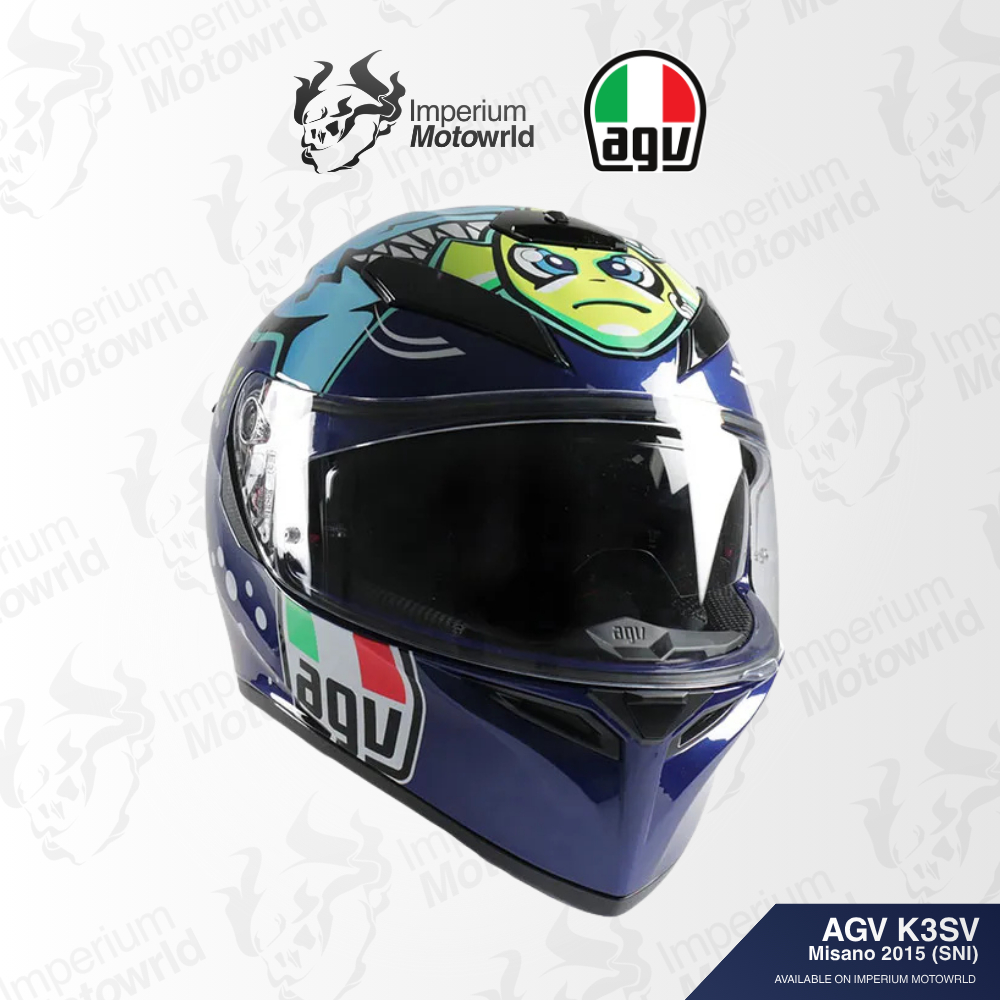 Helm AGV K3SV Misano 2015 | Helmet Full Face Original | SNI | Imperium Motoworld