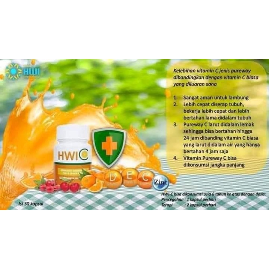 Hwi Vit.C 30 kapsul @600mg