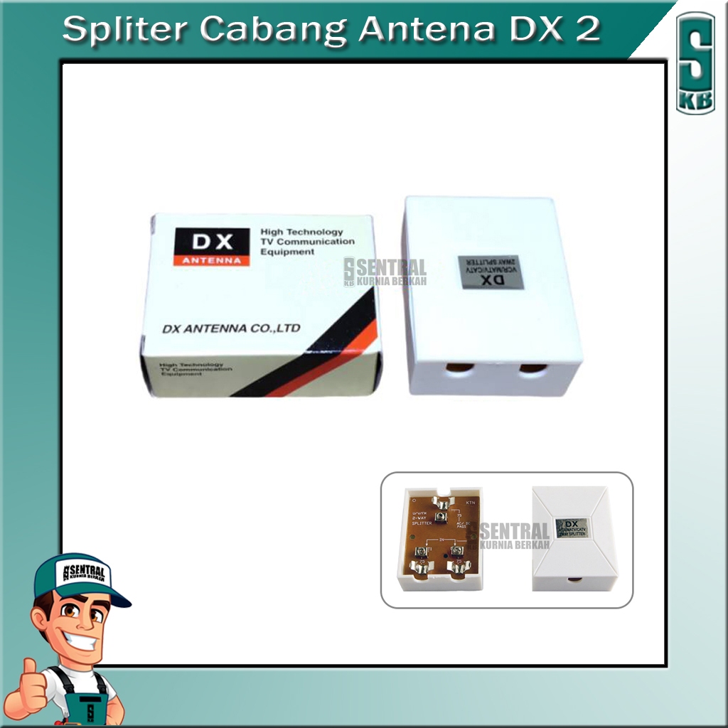 Spliter Cabang Antena TV DX 2 Way