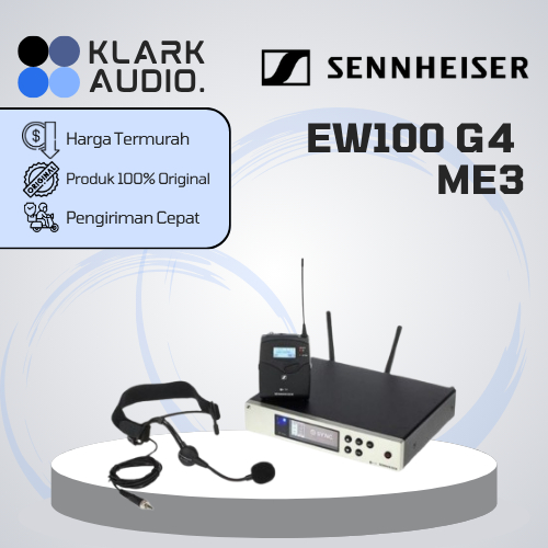 SENNHEISER EW100 G4 ME3 / EW 100 G4-ME3 / EW100G4ME3 / EW 100 G4 ME3 Wireless Headset ORIGINAL