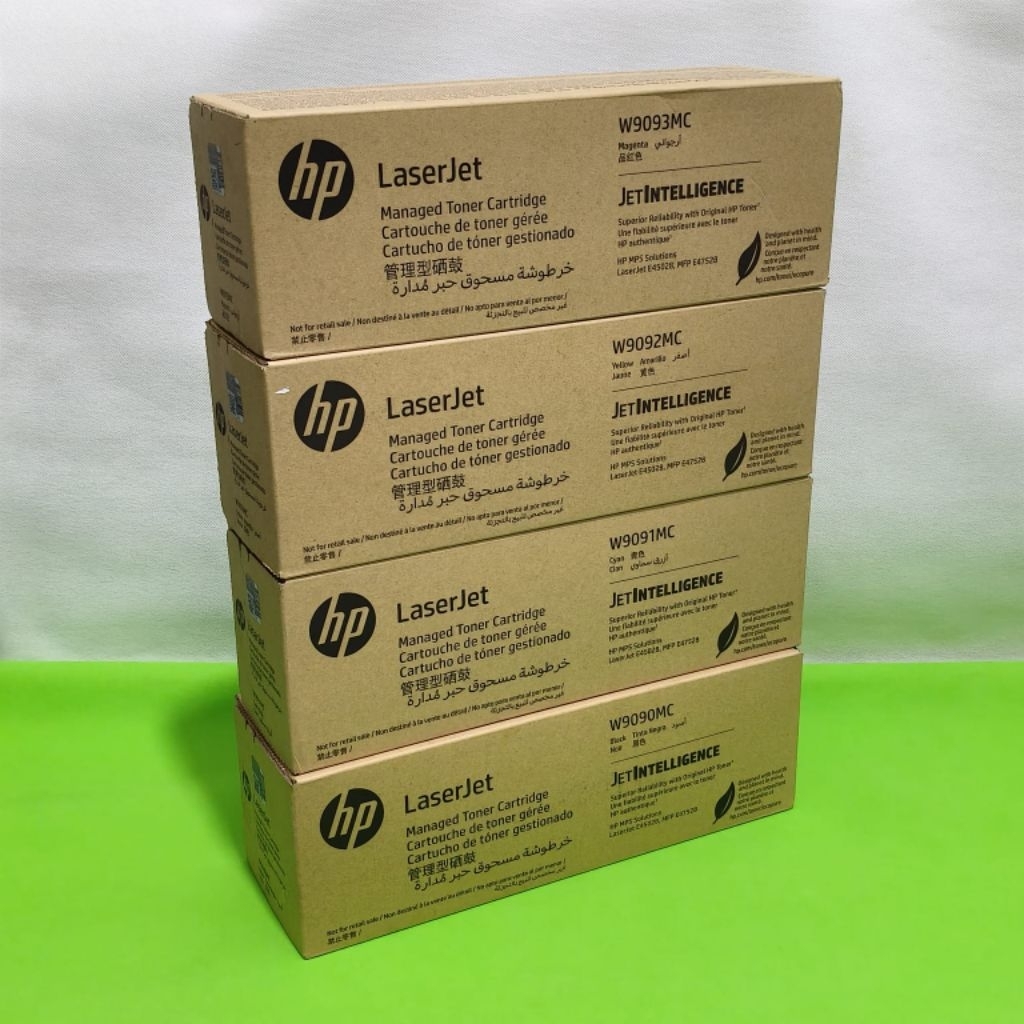 Toner Catridge Hp LaserJet W9090MC Black Dan W9091MC Cyan, W9092MC Yellow, W9093MC Magenta Original 