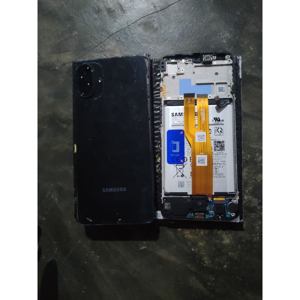 lcd  ORI copotan Samsung a07 tingal naik mesin
