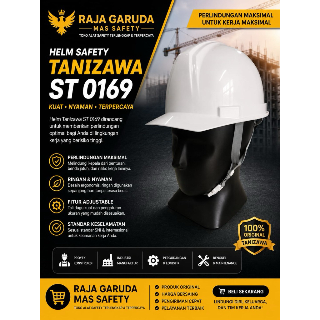 HELM SAFETY TANIZAWA ST 0169/ HELM SAFETY PRPYEK IMPORT TANIZAWA ST-0169