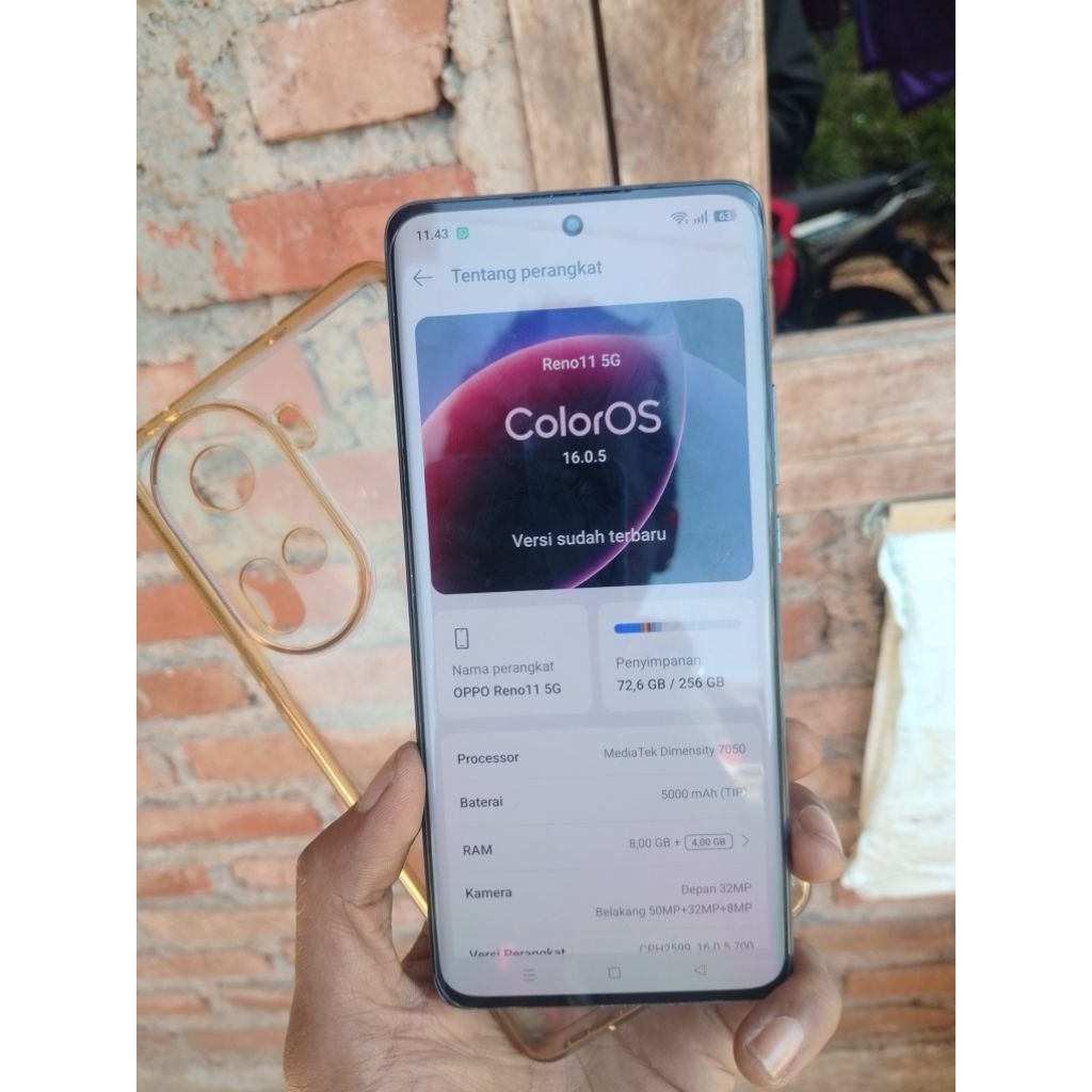 Oppo Reno 11 5g minus lcd