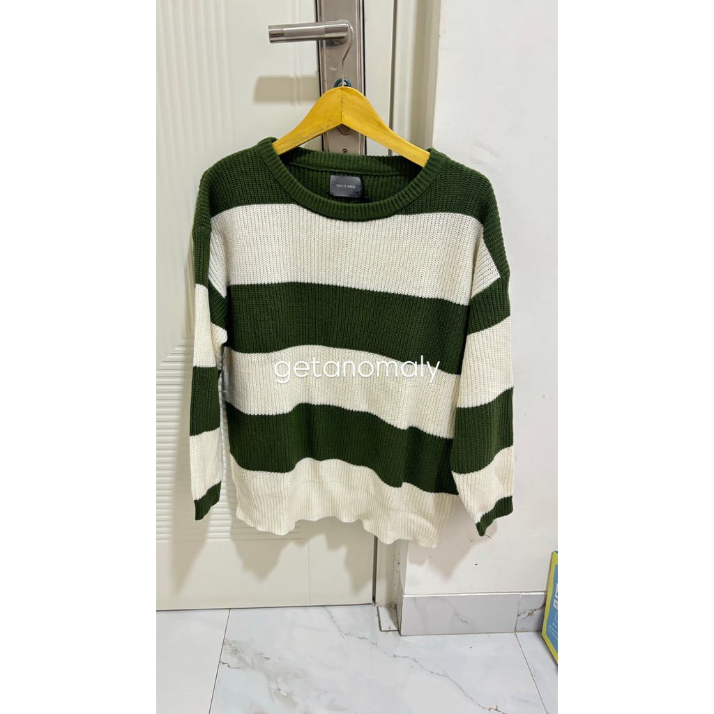 This is April Stripes Sweater