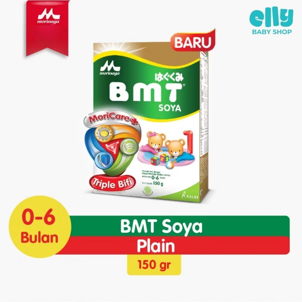 Morinaga BMT Soya 1 Susu Formula Bayi 0-6 Bulan - Susu Bayi