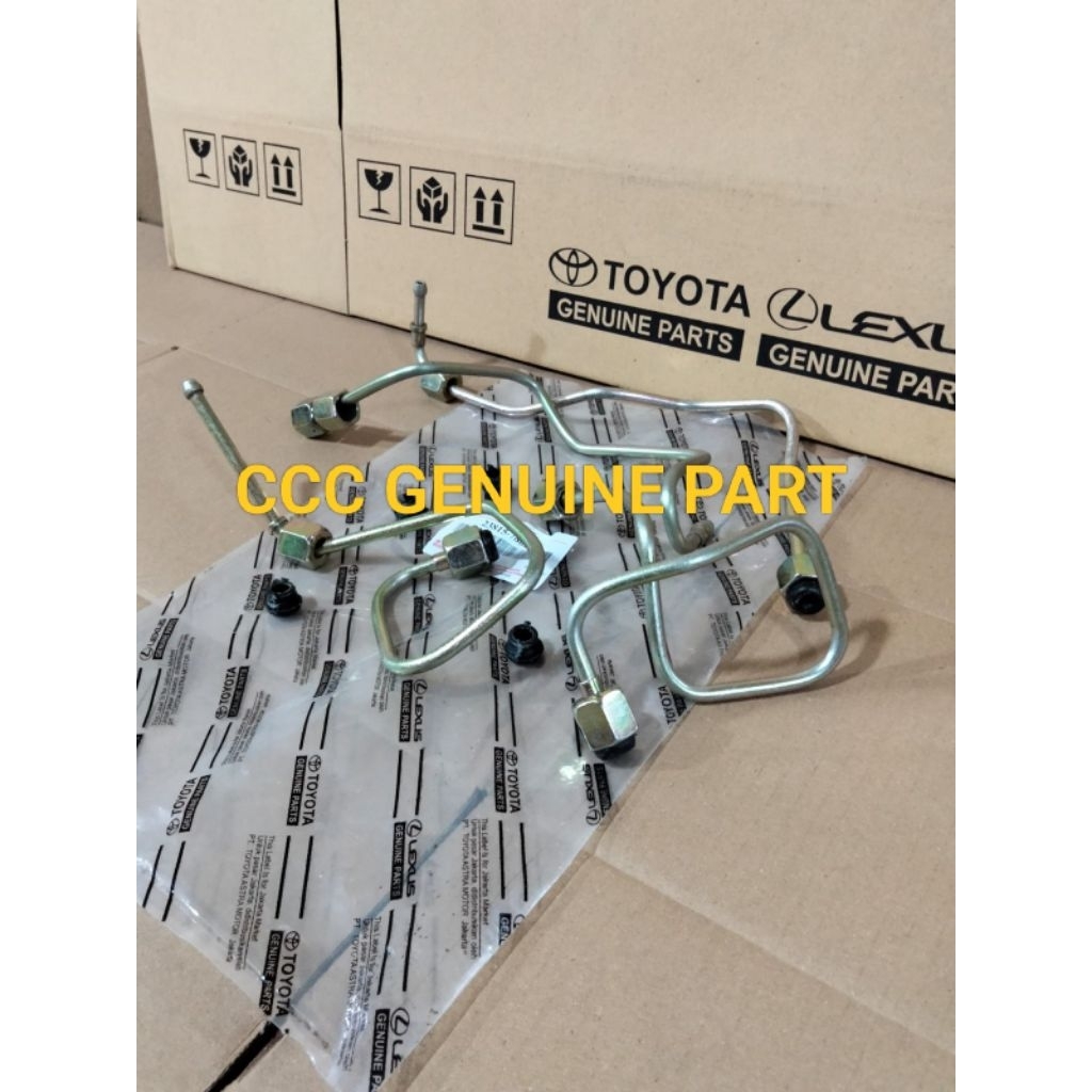 PIPA NOZZLE SOLAR TOYOTA RINO130 140 HT 1SET KUNING ASLI