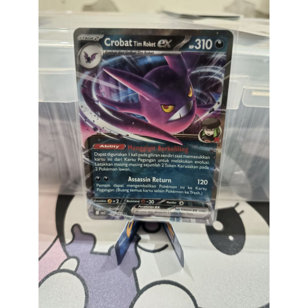 MEGA IMPIAN EX | CROBAT TIM ROKET ex 101/193 RR