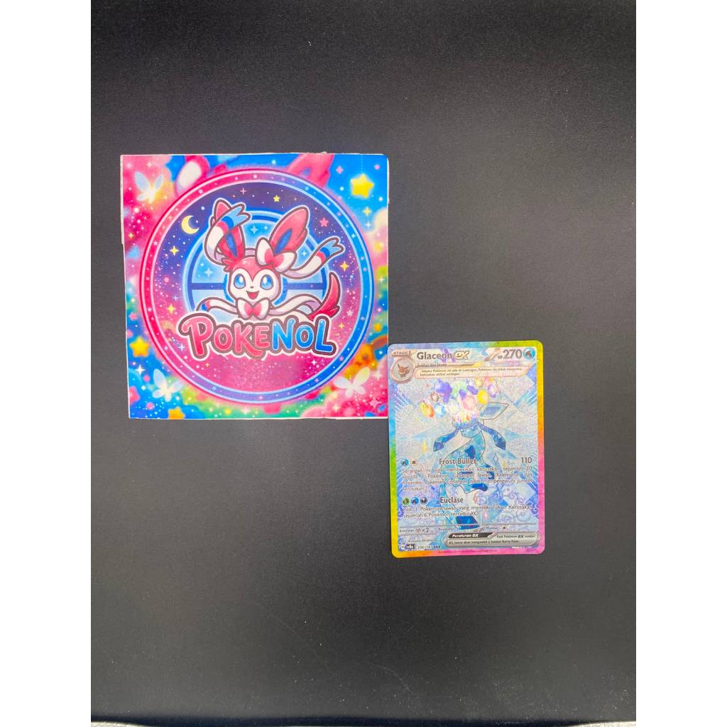 Kartu Pokemon TCG Glaceon 206/187 SAR Bahasa Indonesia