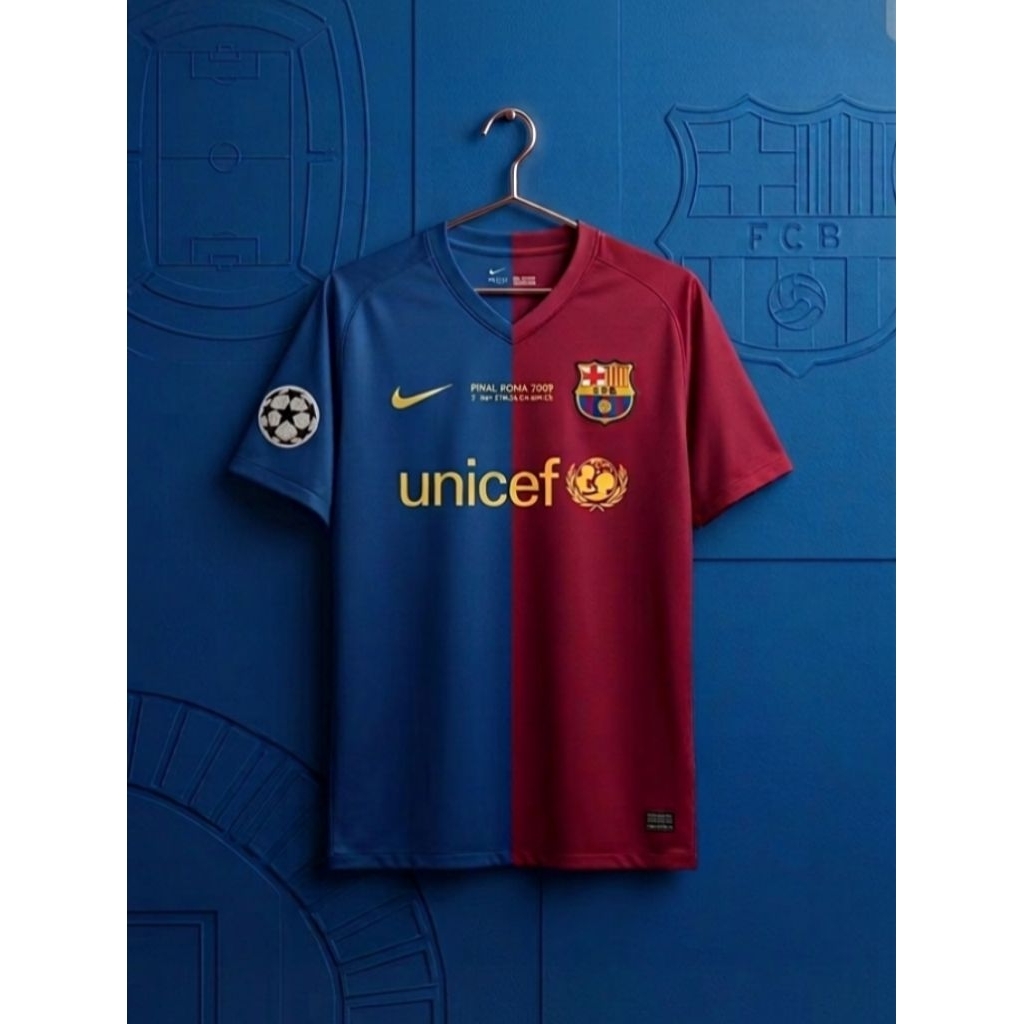 Jersey kandang FC Barcelona musim 2008-2009