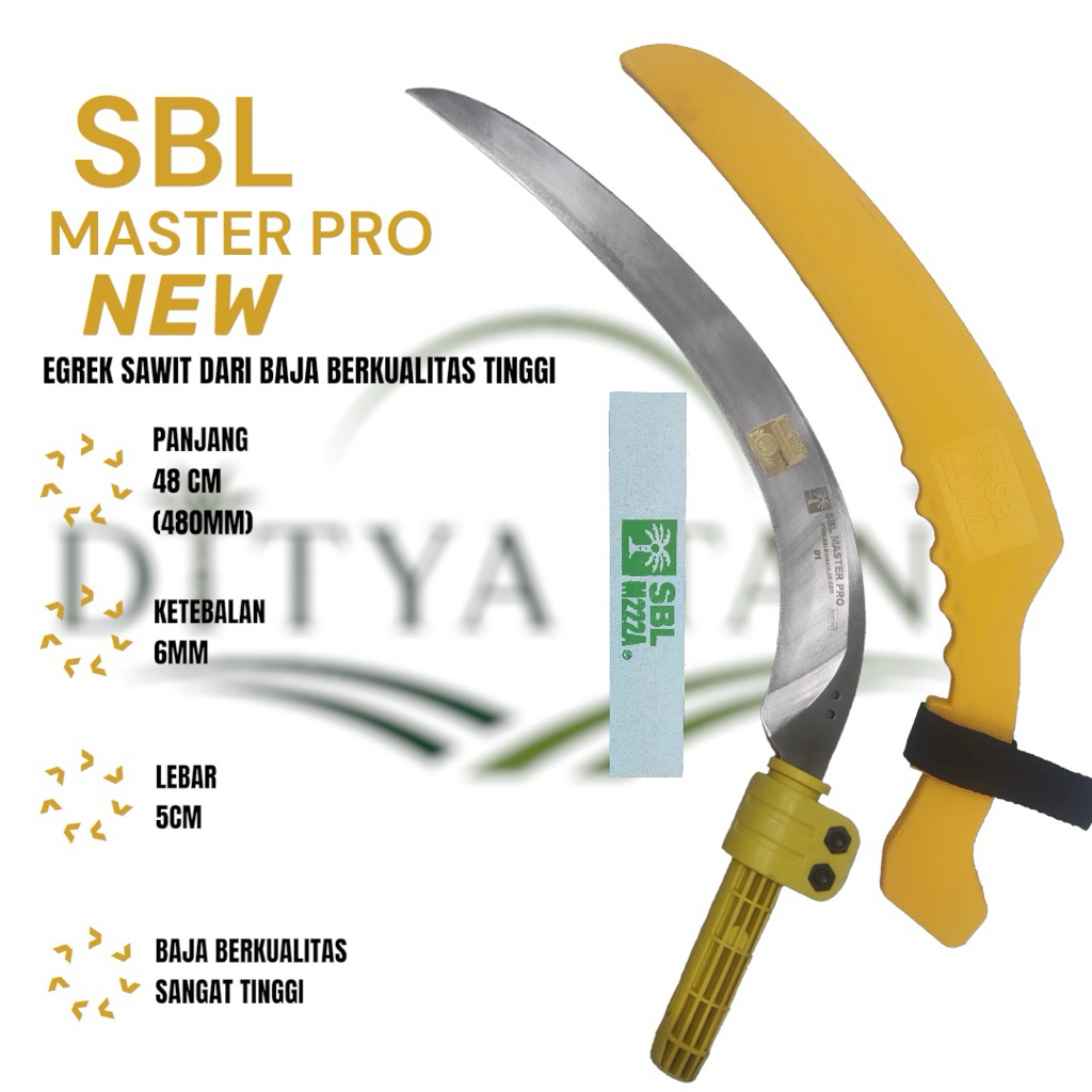 Egrek SBL Master Pro Original Malaysia Asli Tajam Kuat Alat Panen Kelapa Sawit Premium