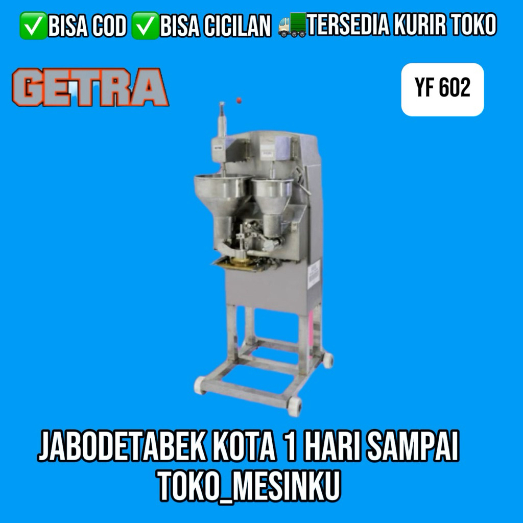 GETRA YF 602 Meat Balls Forming & Filler / Mesin Cetak & Isi Bakso