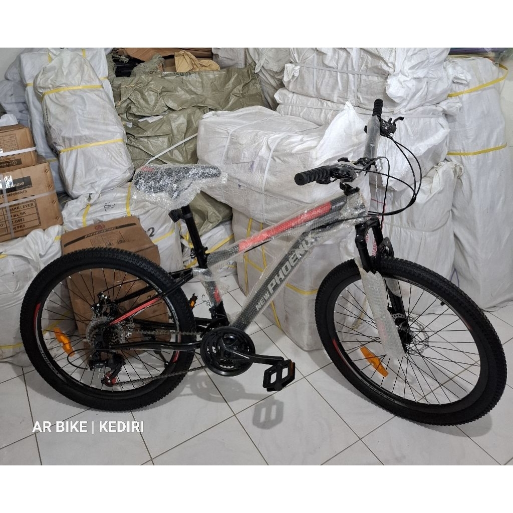 MTB 24 NEW PHOENIX Sepeda Gunung Rem Cakram 21 Speed