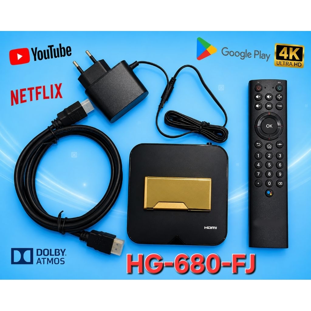 Box Andorid Tv HG-FJ Os 12