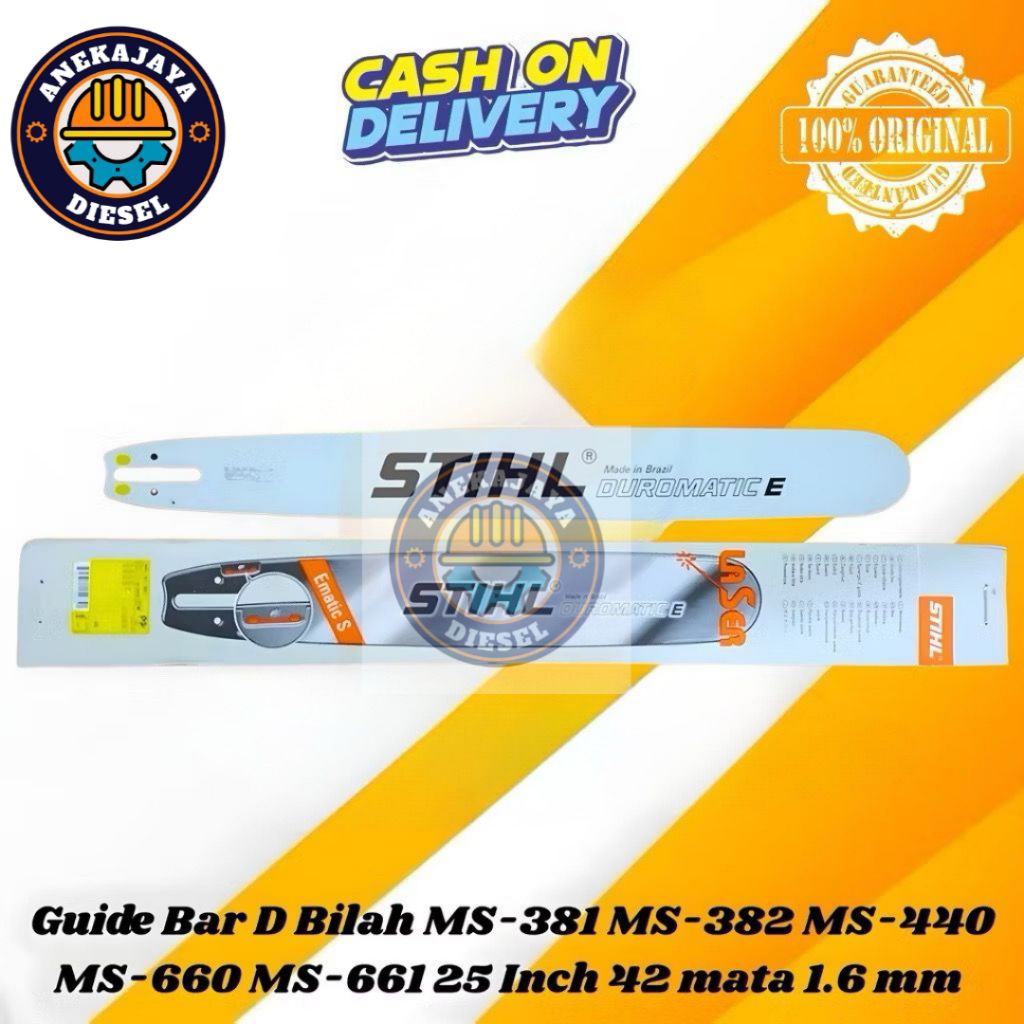 MURAH GUIDE BAR CHAINSAW MS 382 25 INCH STIHL ORIGINAL